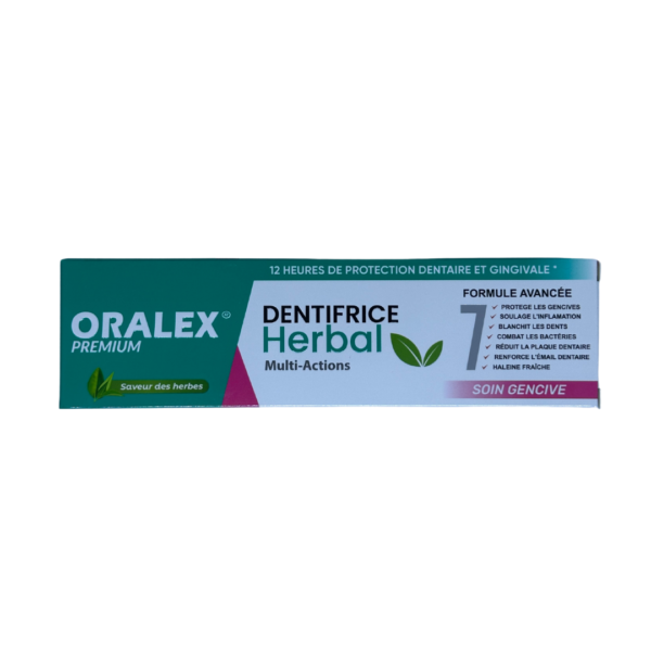 Dentifrice ORALEX Premium Herbal Multi-actions