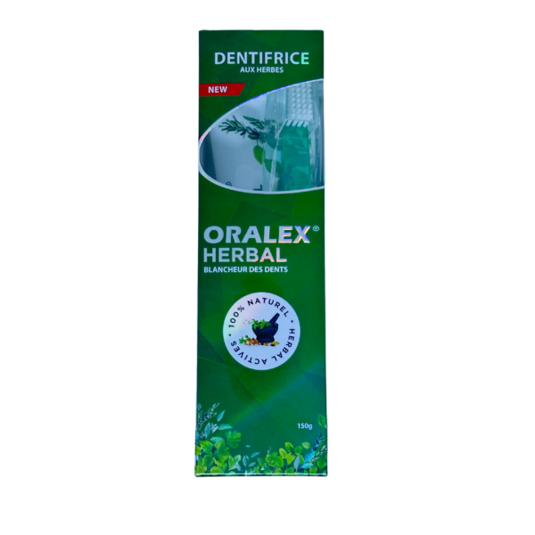 DENTIFRICE ORALEX HERBAL BLANCHEUR DES DENTS 150G
