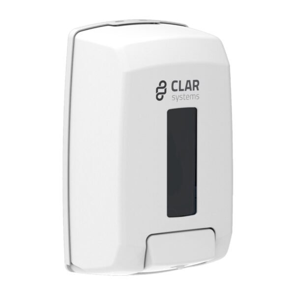 DISTRIBUTEUR DE SAVON ""I-NOVA""  1,1L ABS REFILLABLE BLANC CLAR