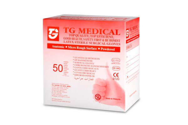 GANTS STERILE POUDRE TG MEDICALE  50PCS