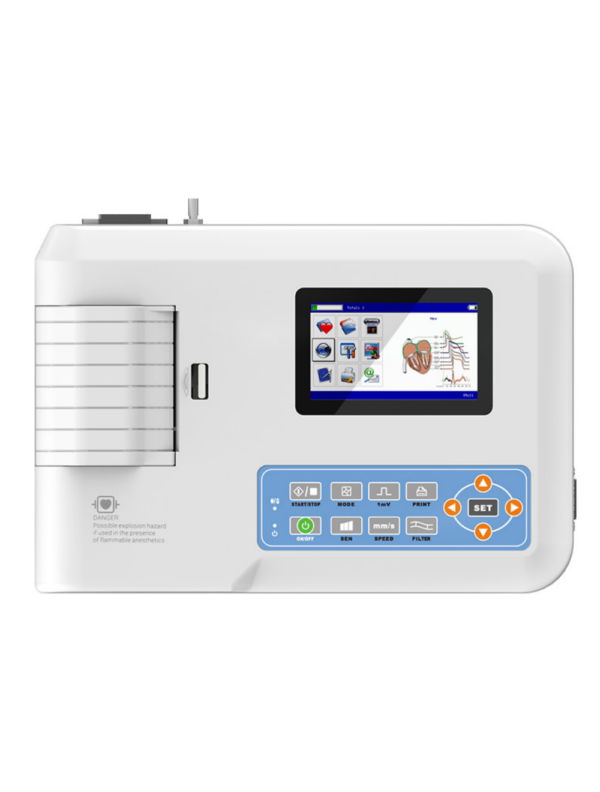 ELECTROCARDIOLGRAPHE 3 PISTES AVEC INTERPRETATION