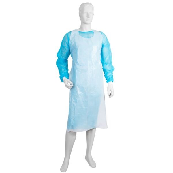 Tabliers jetables en Plastique BLanc- 100PCS