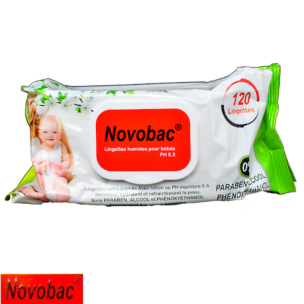 Lingettes pour bébé – Novobac 120